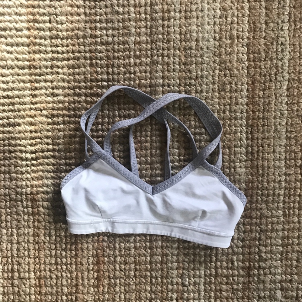 White Lululemon Sports Bra